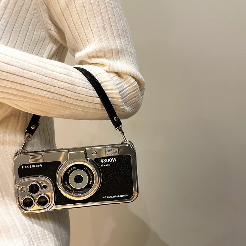 Foto 5 pulgar | Funda De Teléfono Qokcoahn Compatible Con La Cámara Vintage Del Iphone 16 Plus - Venta Internacional.