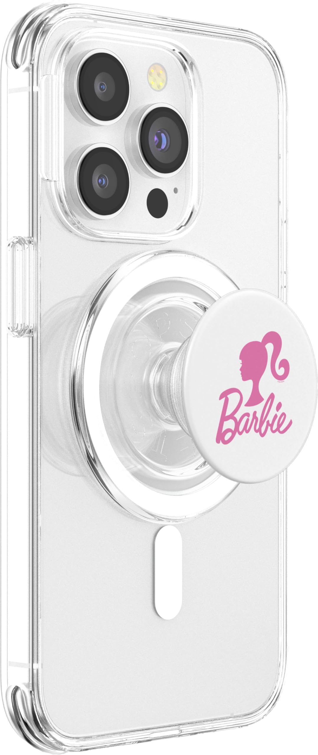 Foto 4 pulgar | Popsockets Magsafe Popgrip Para Iphone Con El Logotipo Rosa De Barbie - Venta Internacional.
