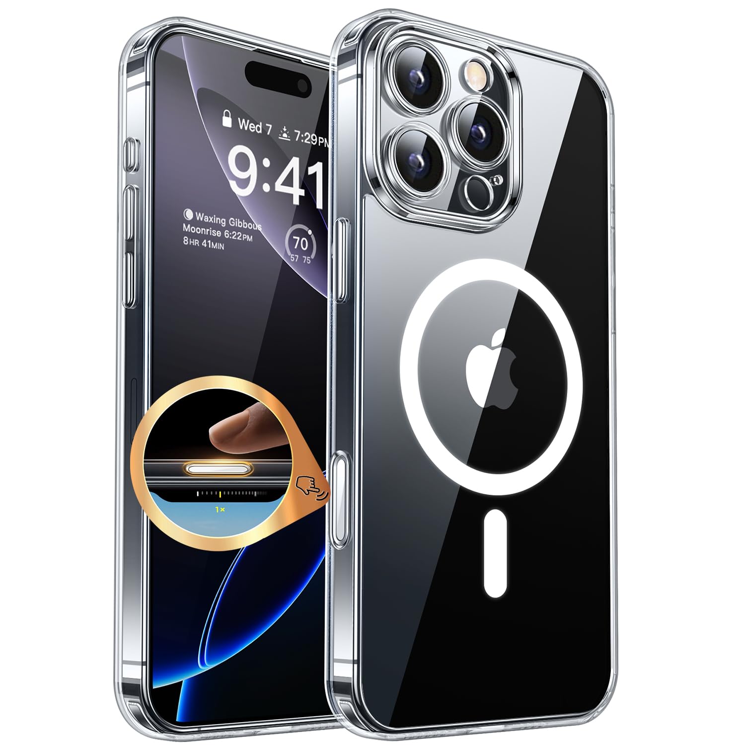 Funda Magnética Canshn Compatible Con Iphone 16 Pro - Venta Internacional.