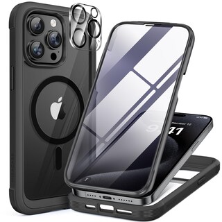 Foto 1 | Funda Magnética Miracase Con Protector De Pantalla Para Iphone 12 Pro Max - Venta Internacional.