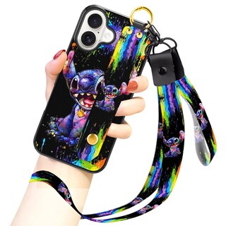 Foto 1 | Funda De Teléfono Cuwana Cartoon Para Iphone 16 Plus (2024) Con Cordón - Venta Internacional.