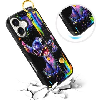 Foto 2 | Funda De Teléfono Cuwana Cartoon Para Iphone 16 Plus (2024) Con Cordón - Venta Internacional.