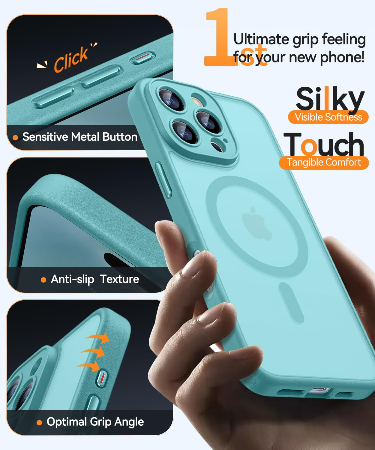 Foto 7 pulgar | Funda Magnética Canshn Compatible Con Iphone 16 Pro Max - Venta Internacional.