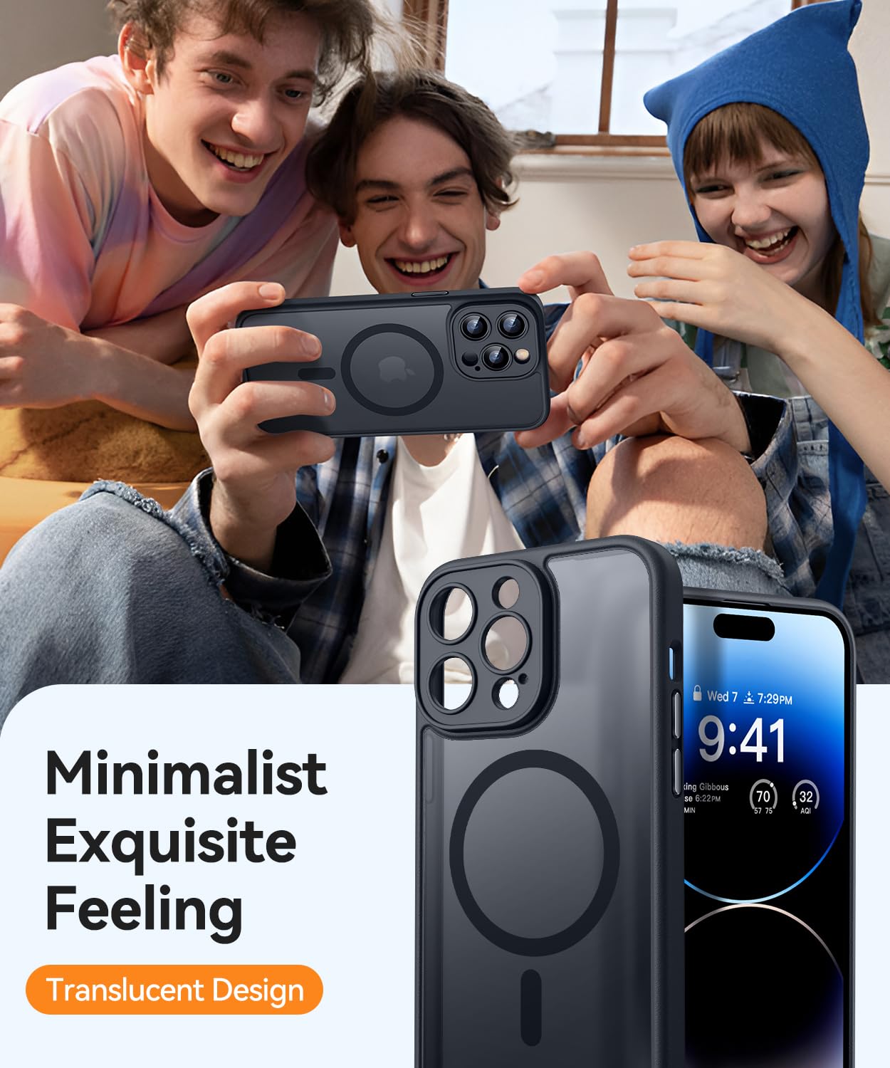 Foto 8 pulgar | Funda Magnética Canshn Compatible Con Iphone 14 Pro Max - Venta Internacional.