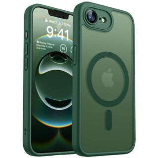 Foto 1 | Funda Magnética Canshn Para Iphone 16e A Prueba De Golpes, Color Verde - Venta Internacional.