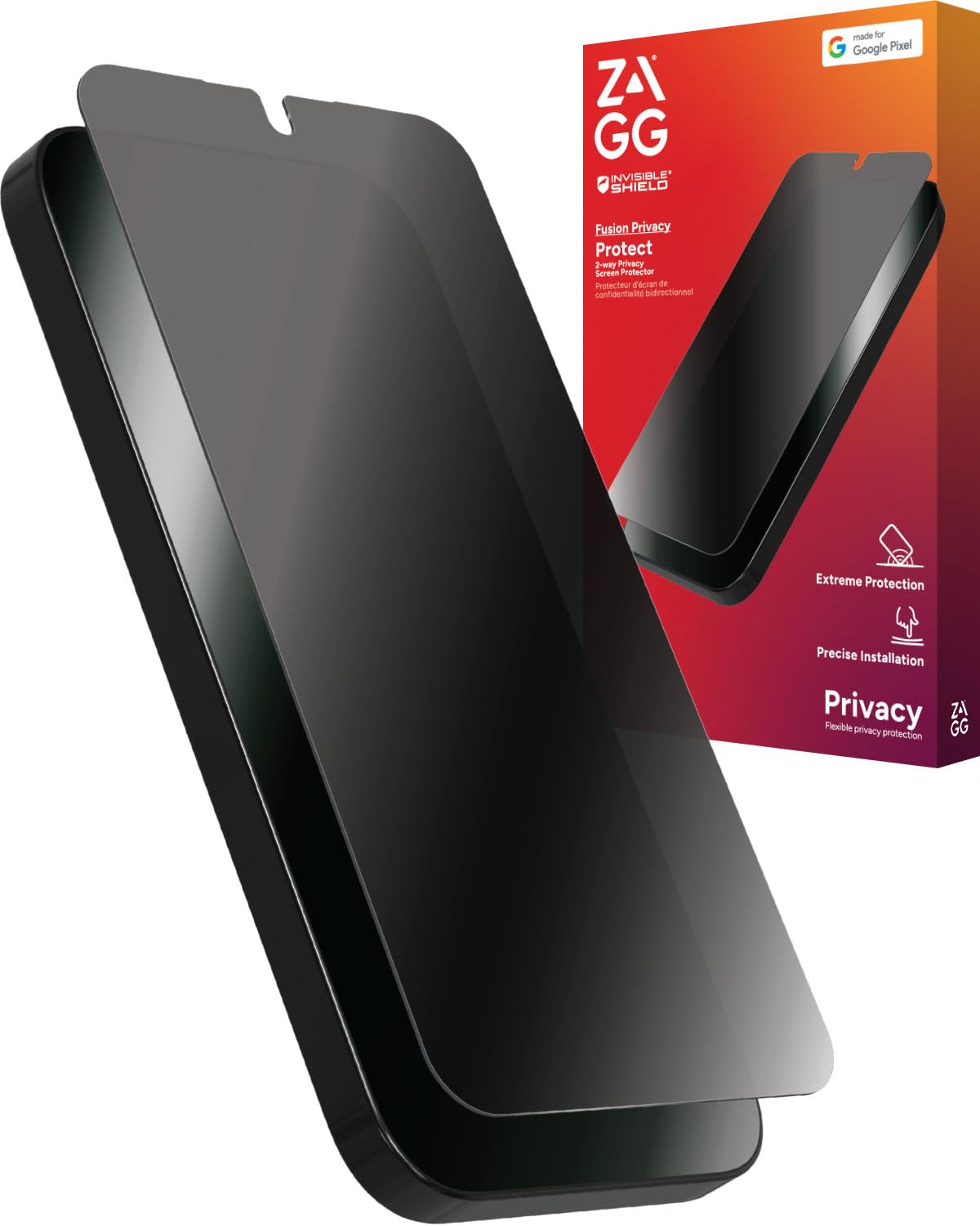 Foto 2 pulgar | Protector De Pantalla Zagg Fusion Privacy Para Google Pixel 9 Pro Xl - Venta Internacional.