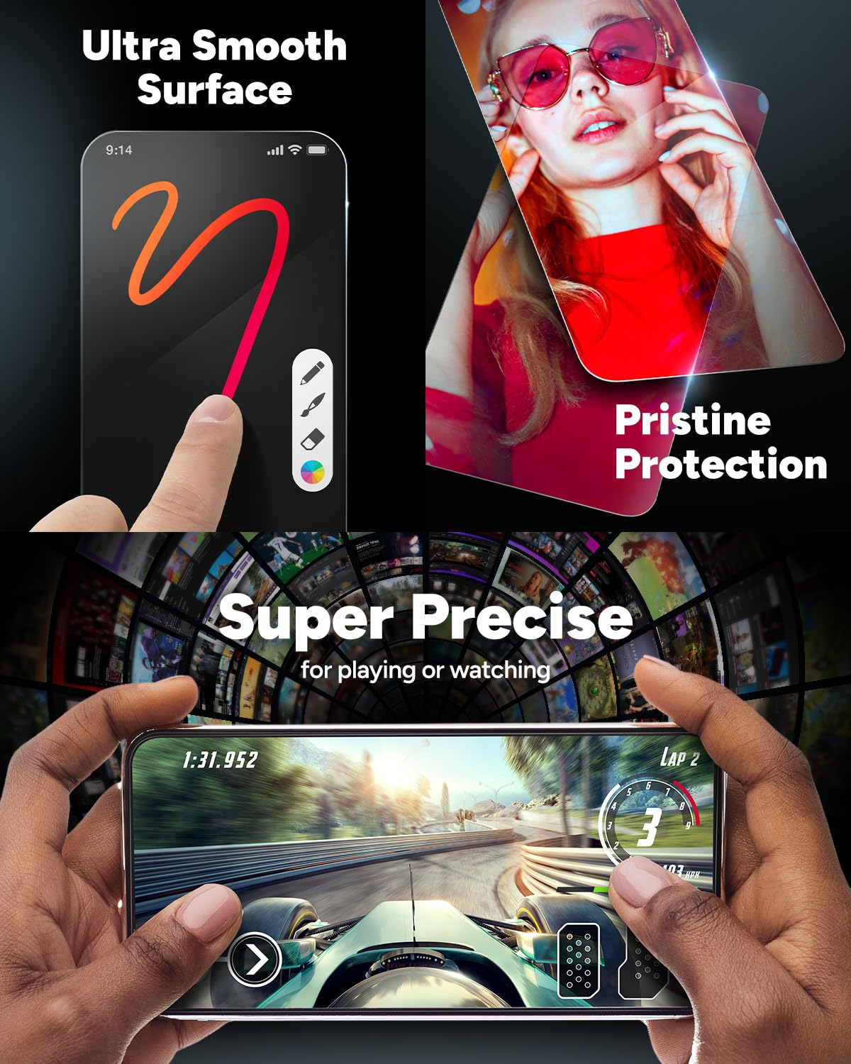 Foto 5 pulgar | Protector De Pantalla Zagg Fusion Privacy Para Google Pixel 9 Pro Xl - Venta Internacional.