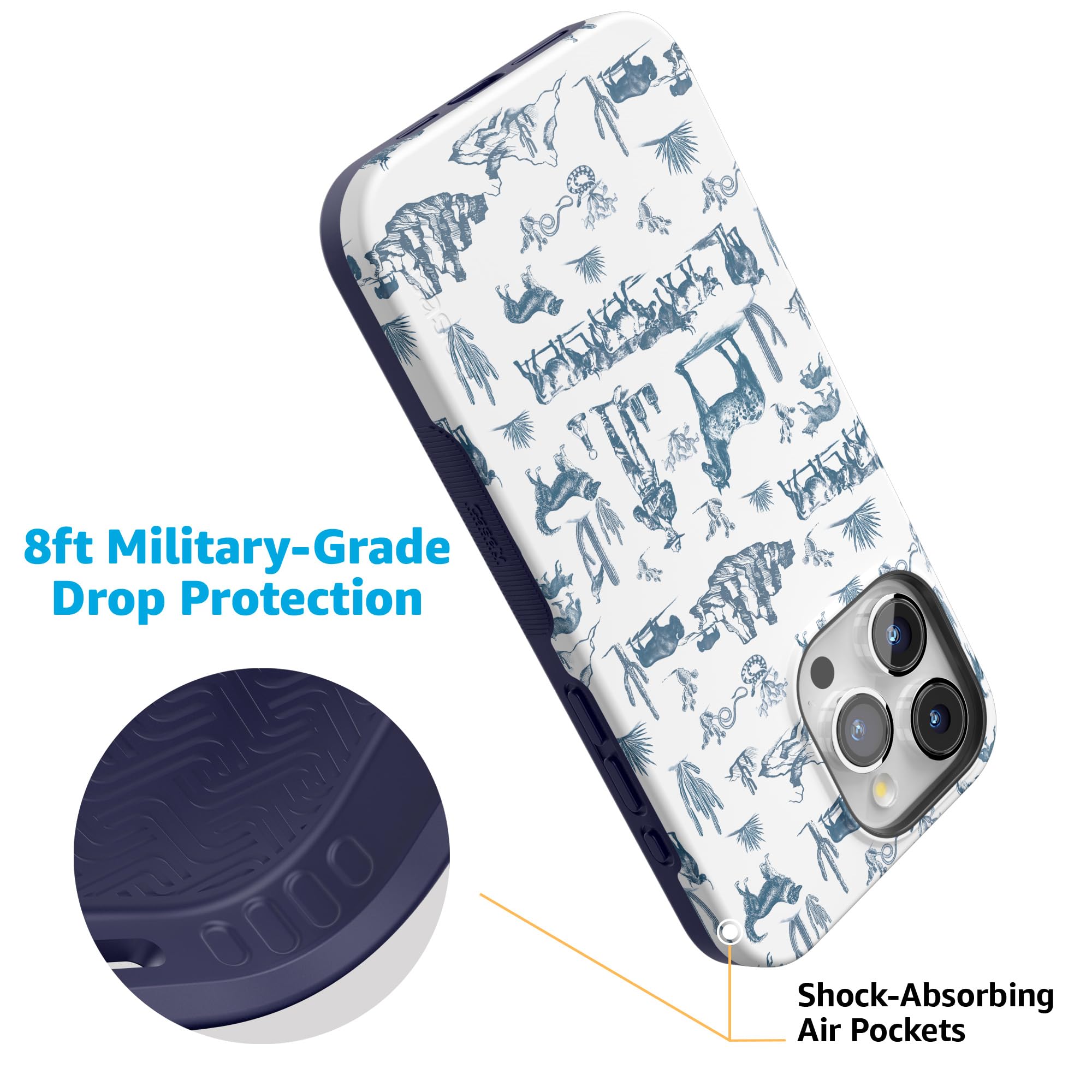 Foto 5 pulgar | Funda De Teléfono Casely Wild West Adventure Desert Para Iphone 15 Pro Max - Venta Internacional.