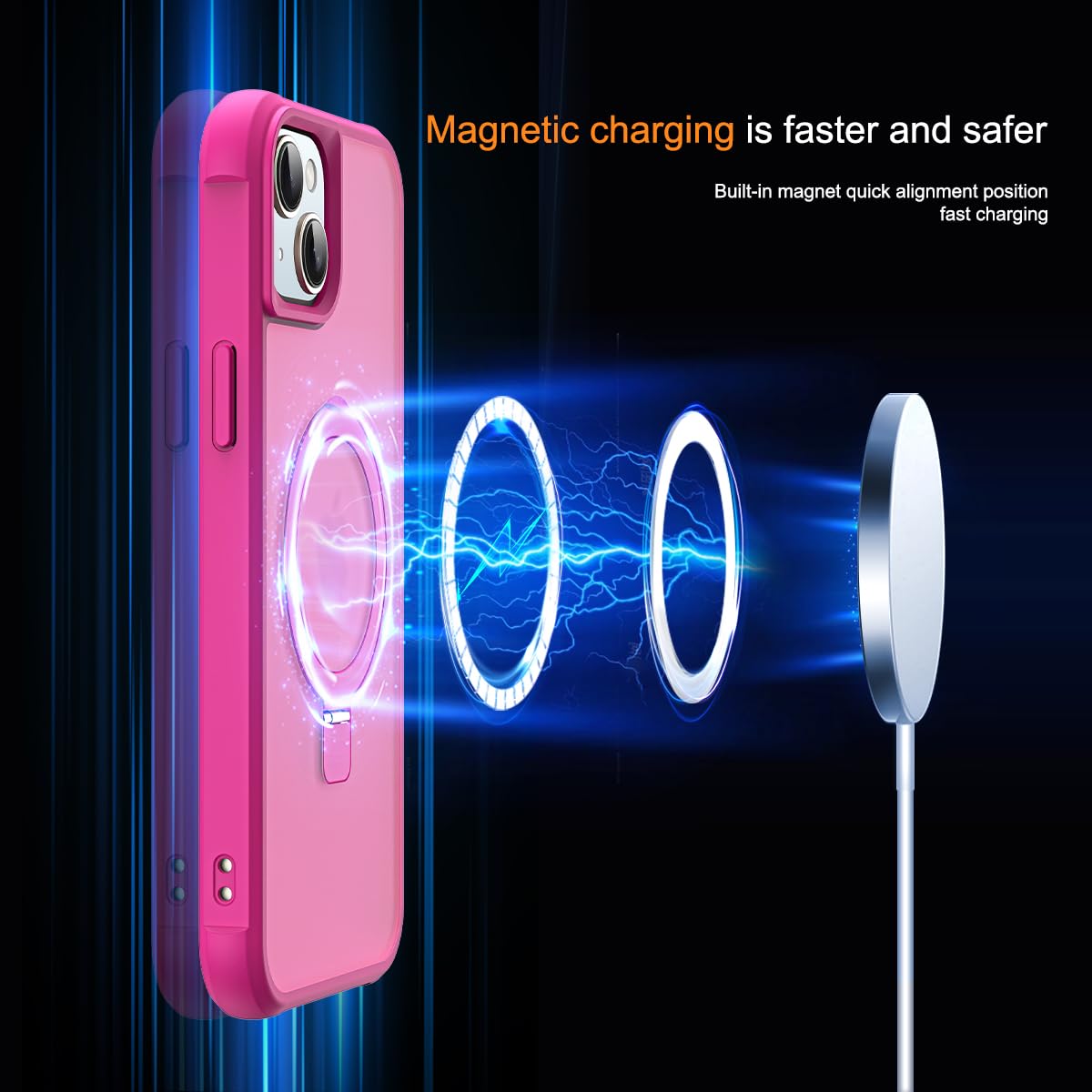 Foto 4 pulgar | Funda De Teléfono Skylmw Compatible Con Iphone 13 Y 14 6.1 Rose - Venta Internacional.