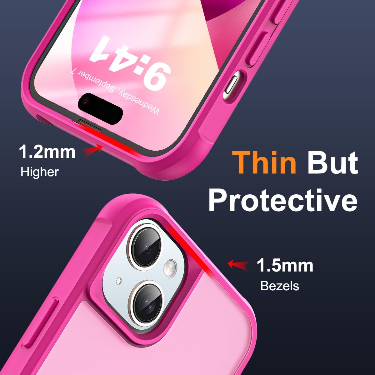 Foto 7 pulgar | Funda De Teléfono Skylmw Compatible Con Iphone 13 Y 14 6.1 Rose - Venta Internacional.