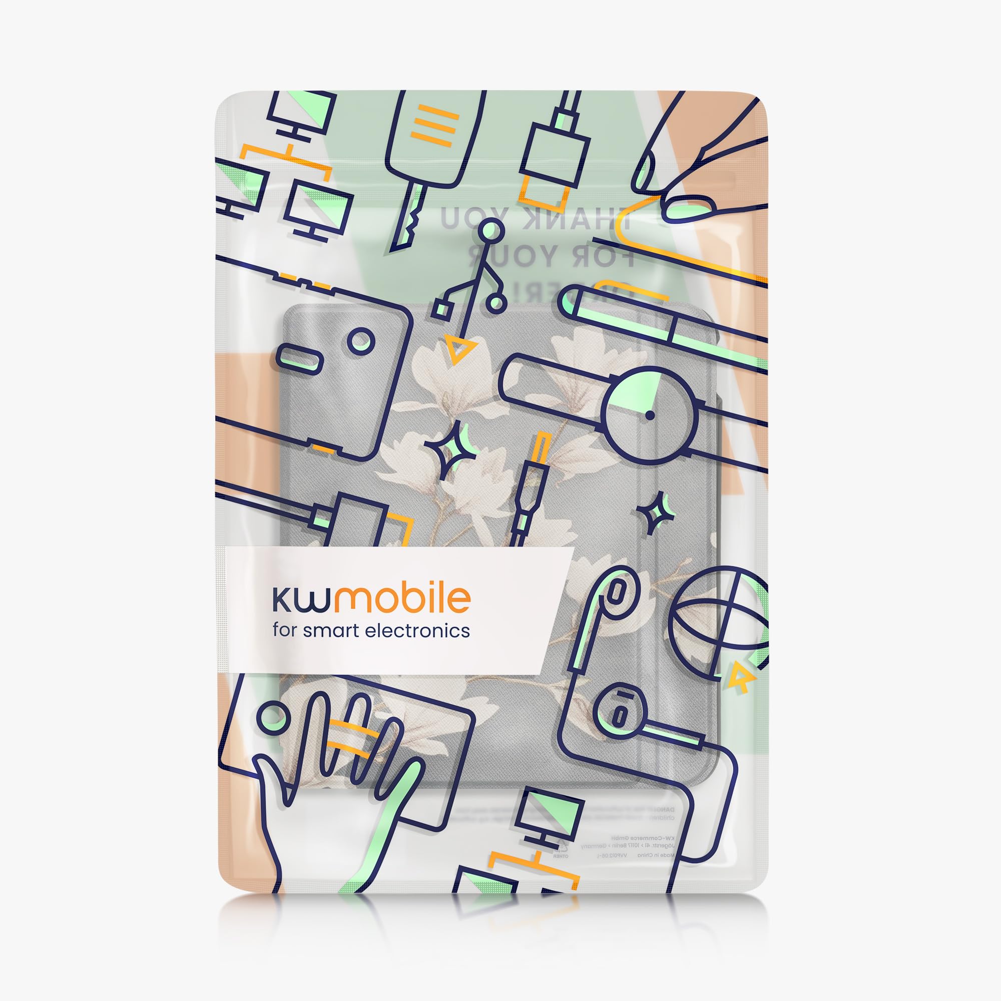 Foto 7 | Funda Kwmobile Compatible Con El Lector Electrónico Kobo Libra Colour - Venta Internacional.
