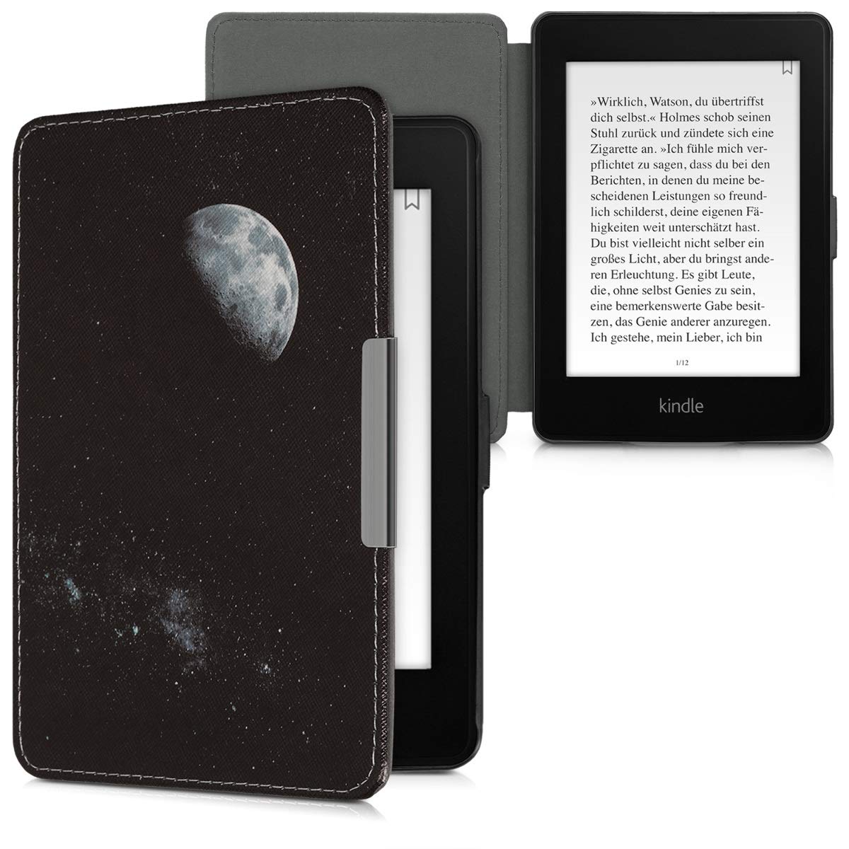 Foto 6 pulgar | Funda Kwmobile Compatible Con Amazon Kindle Paperwhite Moon - Venta Internacional.