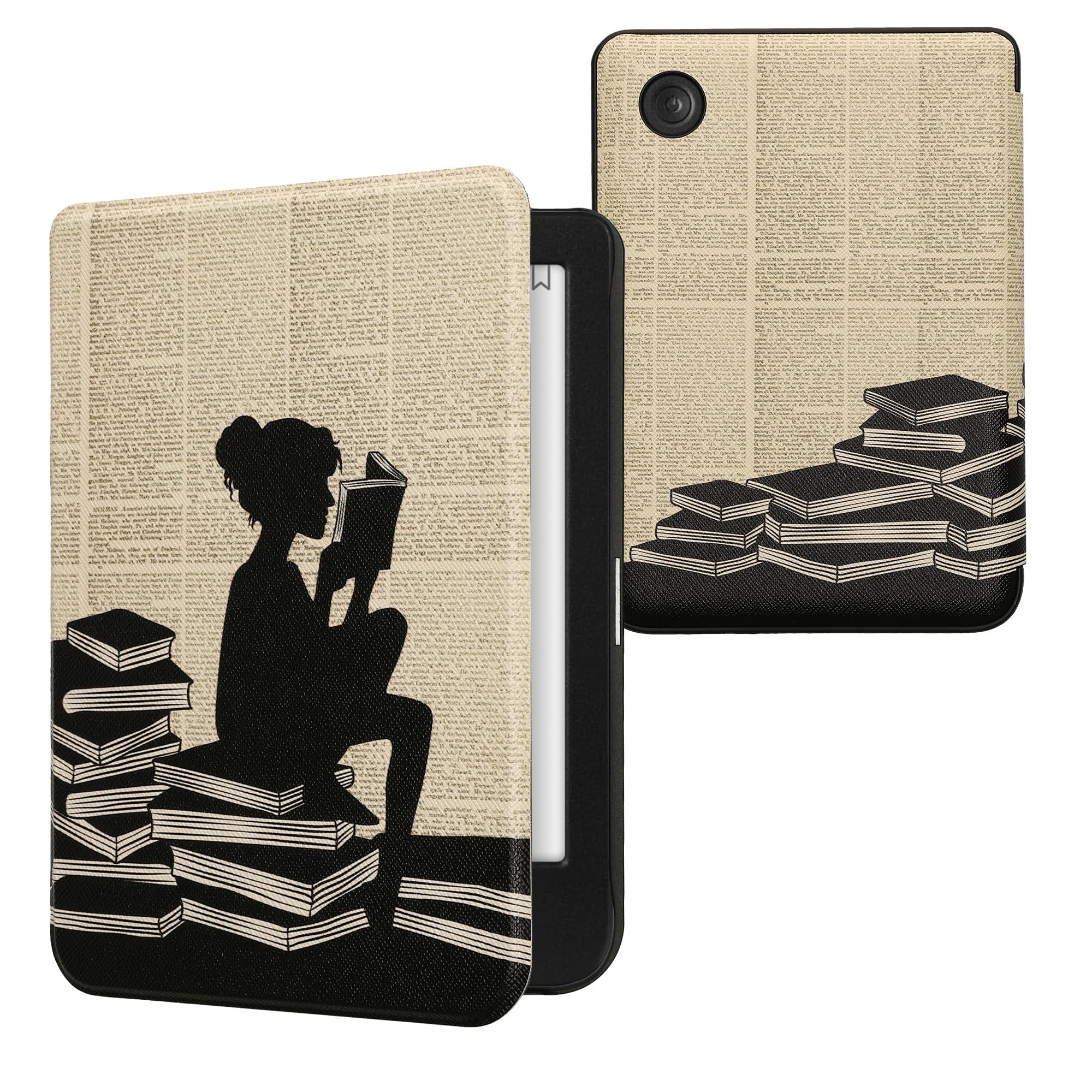 Foto 2 pulgar | Funda Kwmobile Compatible Con El Lector Electrónico Kobo Clara Bw/colour - Venta Internacional.