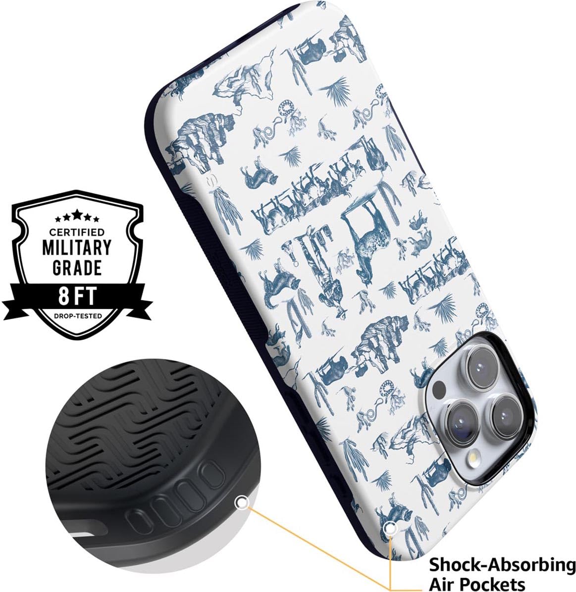 Foto 5 pulgar | Funda De Teléfono Casely Wild West Adventure Desert Para Iphone 16 Pro - Venta Internacional.