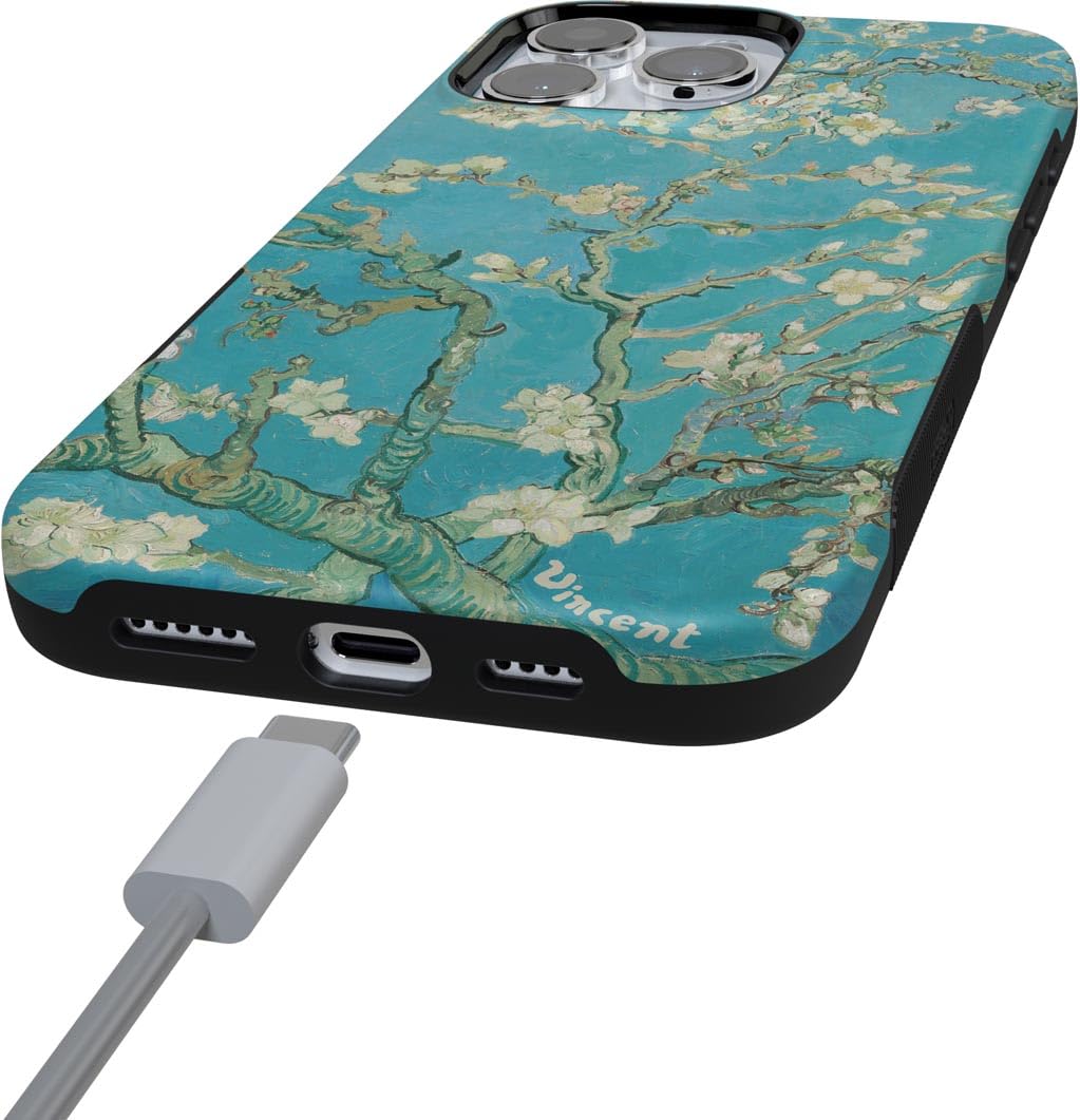 Foto 3 pulgar | Funda De Teléfono Casely Para Iphone 16 Pro Van Gogh Almond Blossom - Venta Internacional.