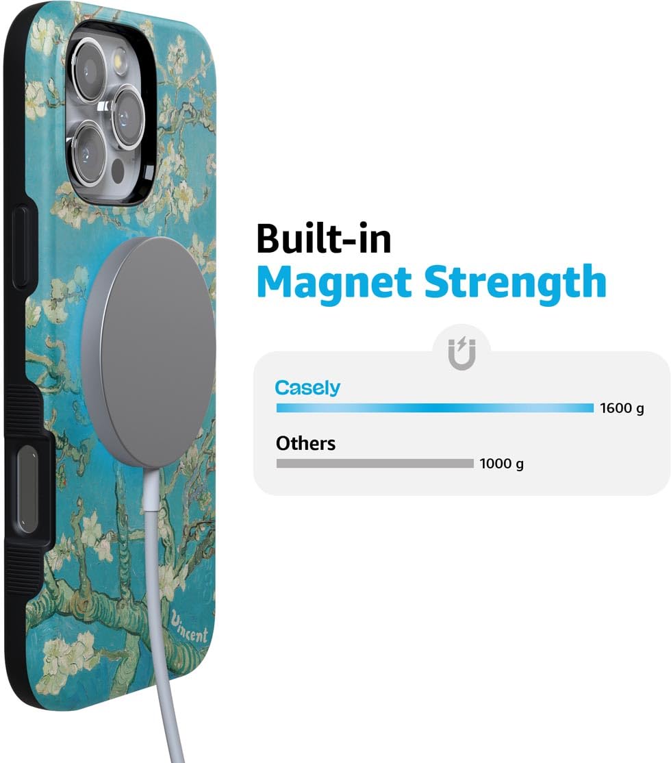 Foto 6 | Funda De Teléfono Casely Para Iphone 16 Pro Van Gogh Almond Blossom - Venta Internacional.