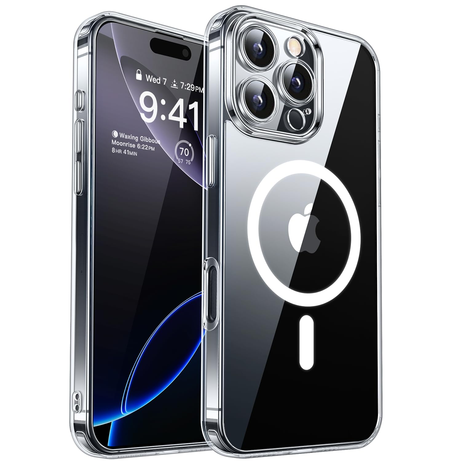 Funda Magnética Canshn Compatible Con Iphone 16 Pro, Transparente - Venta Internacional.