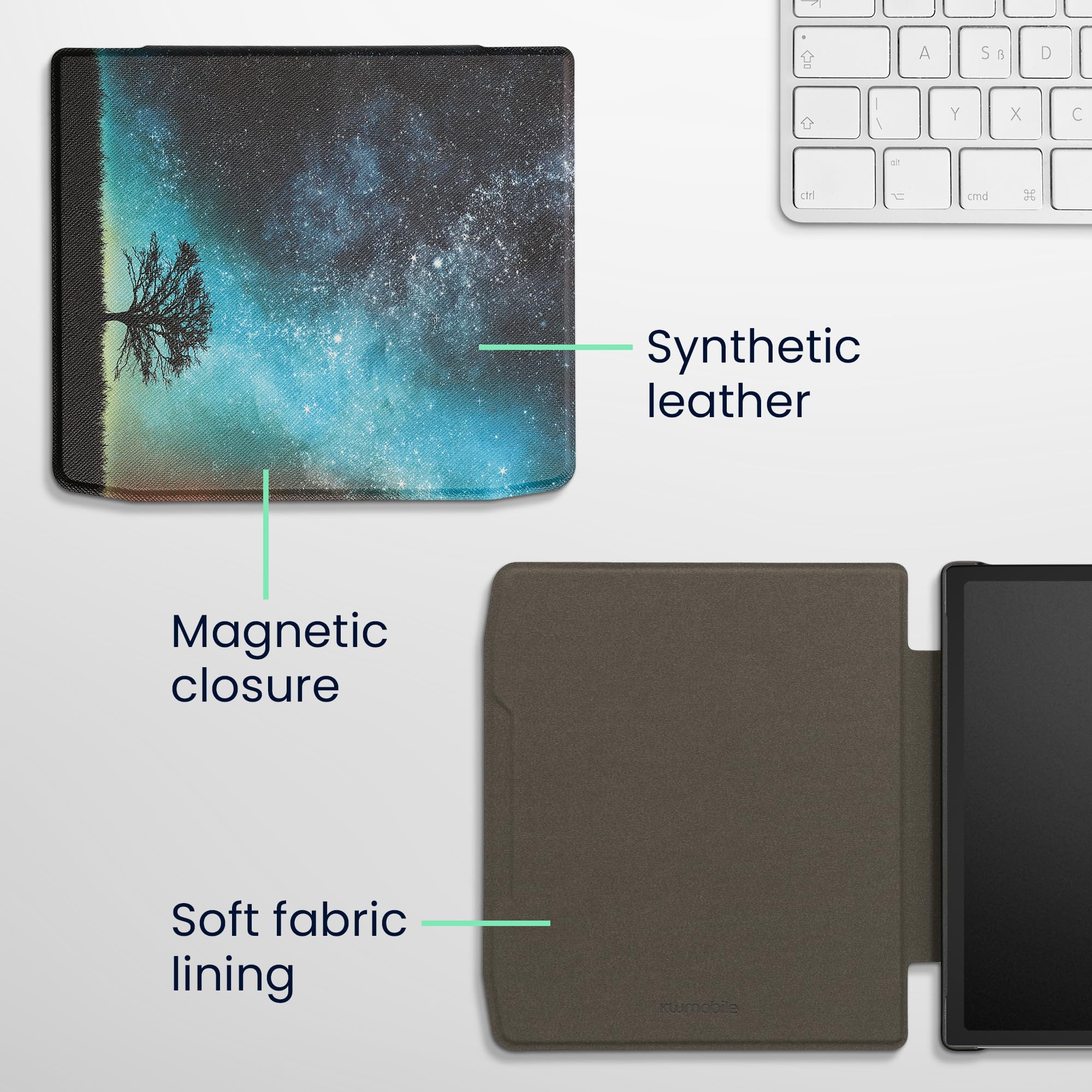 Foto 5 | Funda Para Ereader Kwmobile Compatible Con Pocketbook Era/era Color - Venta Internacional.