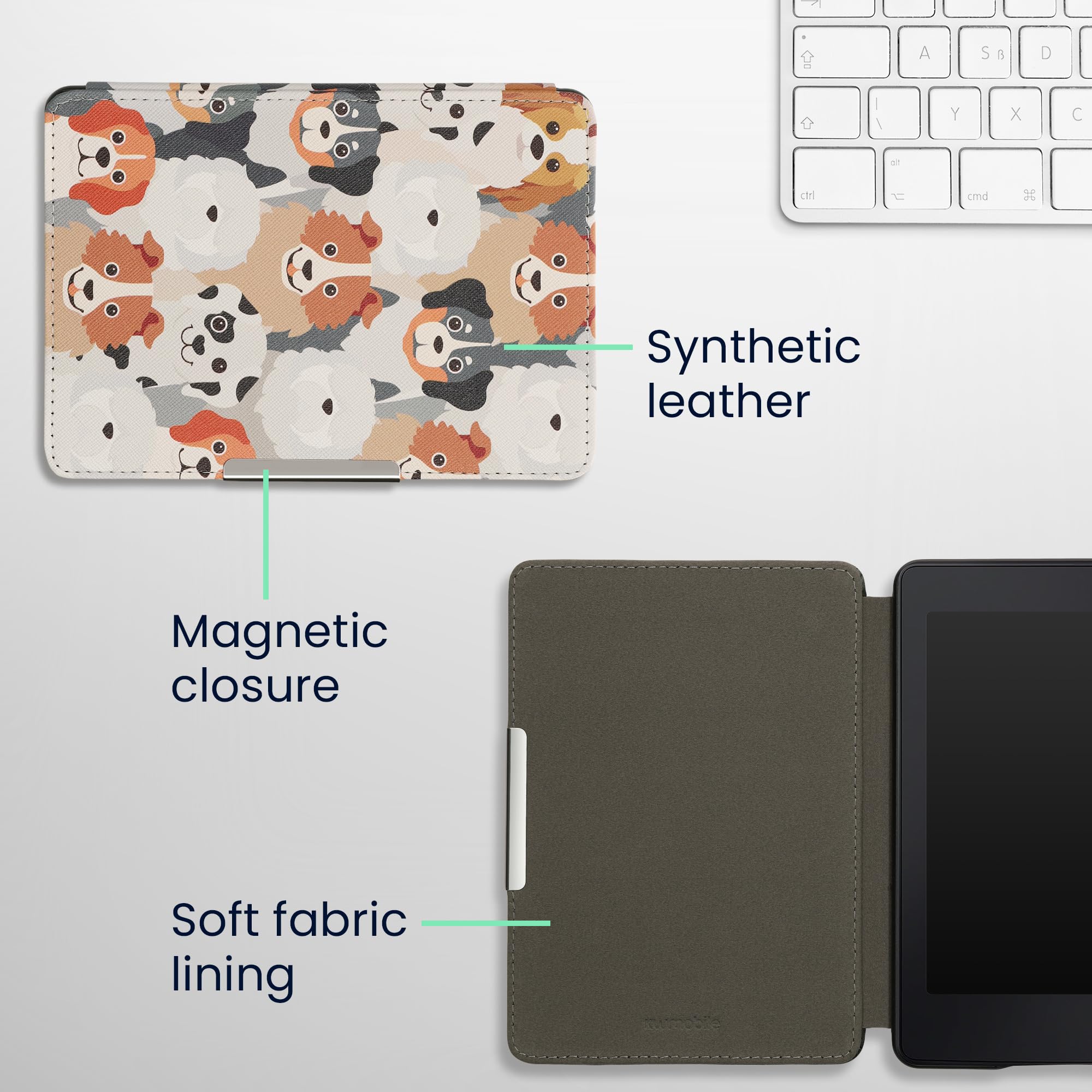 Foto 6 pulgar | Funda Kwmobile Compatible Con Amazon Kindle Paperwhite - Venta Internacional.