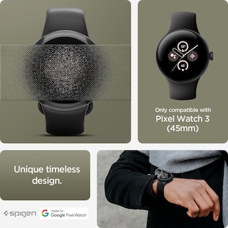 Foto 2 | Funda Spigen Liquid Air Tpu Para Google Pixel Watch 3 De 45 Mm - Venta Internacional.