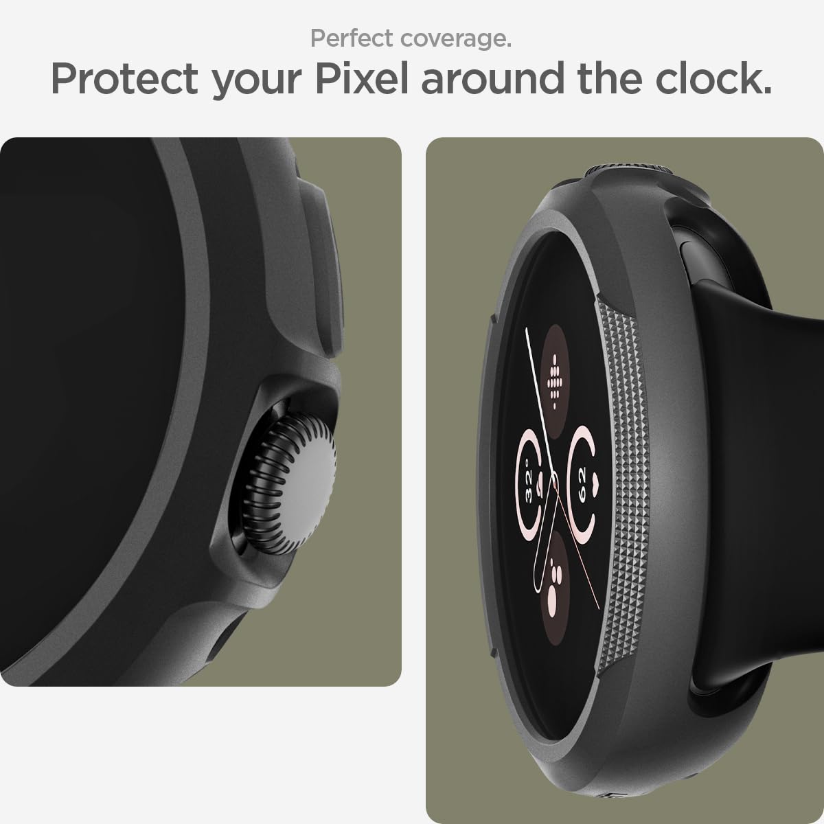 Foto 5 | Funda Spigen Liquid Air Tpu Para Google Pixel Watch 3 De 45 Mm - Venta Internacional.