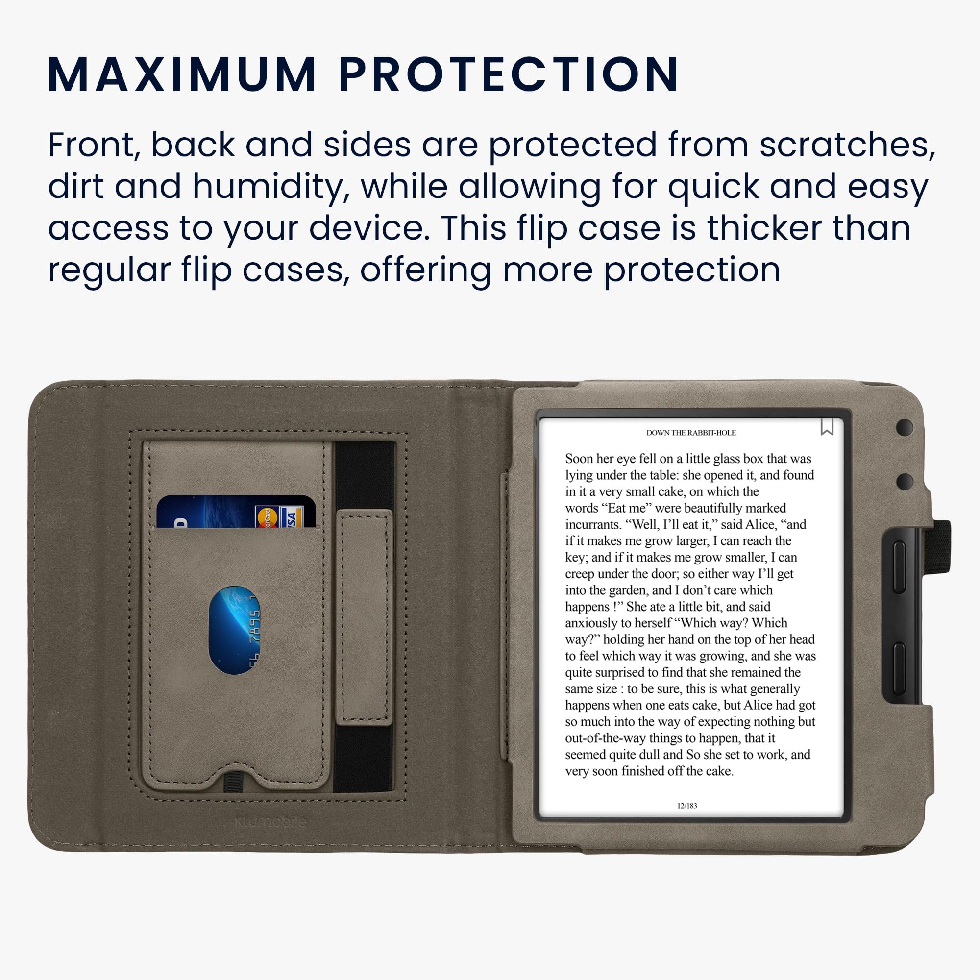 Foto 4 pulgar | Funda Kwmobile Compatible Con El Lector Electrónico Kobo Libra Colour - Venta Internacional.