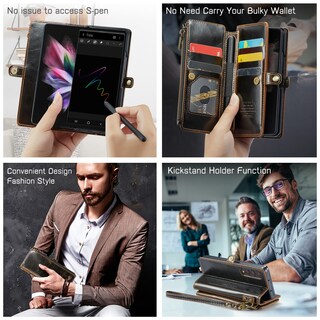 Foto 3 | Funda Tipo Cartera Defencase Compatible Con Samsung Galaxy Z Fold 3 - Venta Internacional.