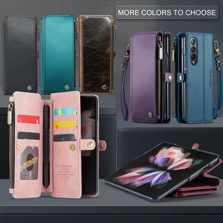 Foto 6 | Funda Tipo Cartera Defencase Compatible Con Samsung Galaxy Z Fold 3 - Venta Internacional.