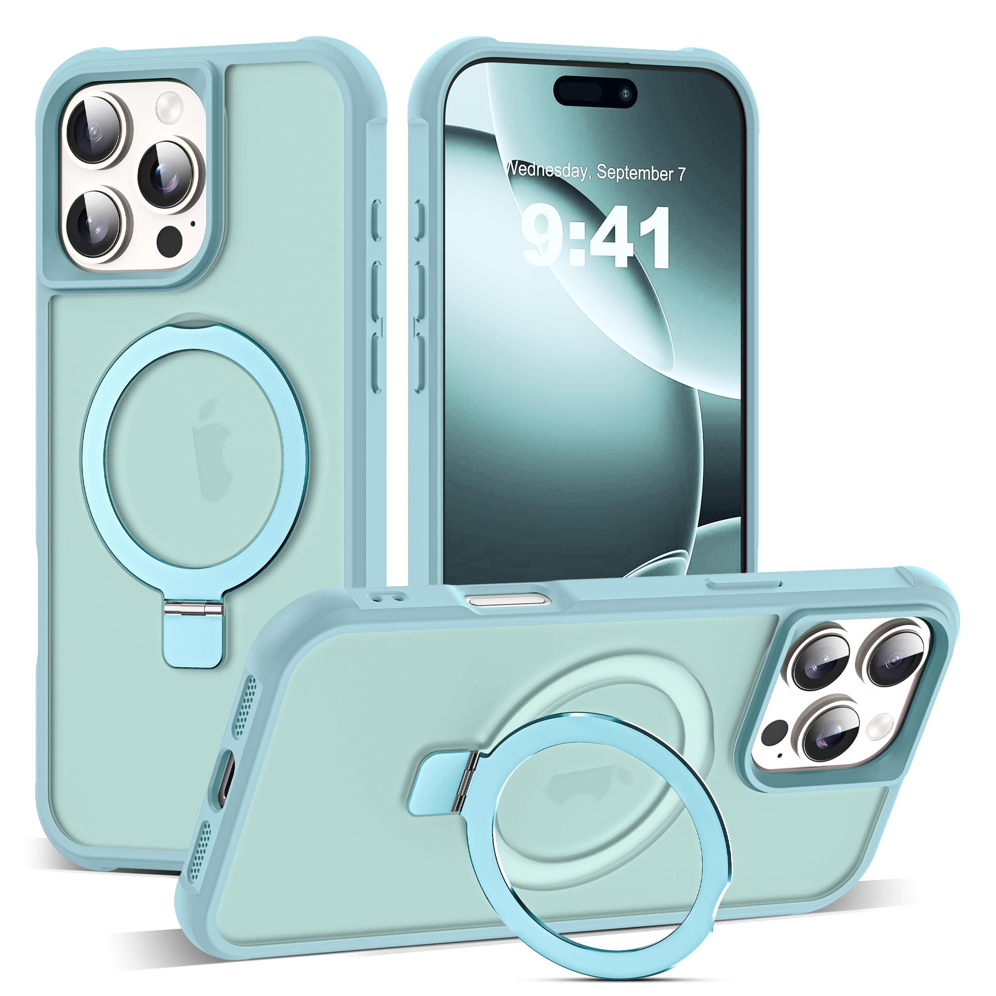 Foto 2 pulgar | Funda De Teléfono Sky-lmw Compatible Con Iphone 16 Pro Max Blue - Venta Internacional.
