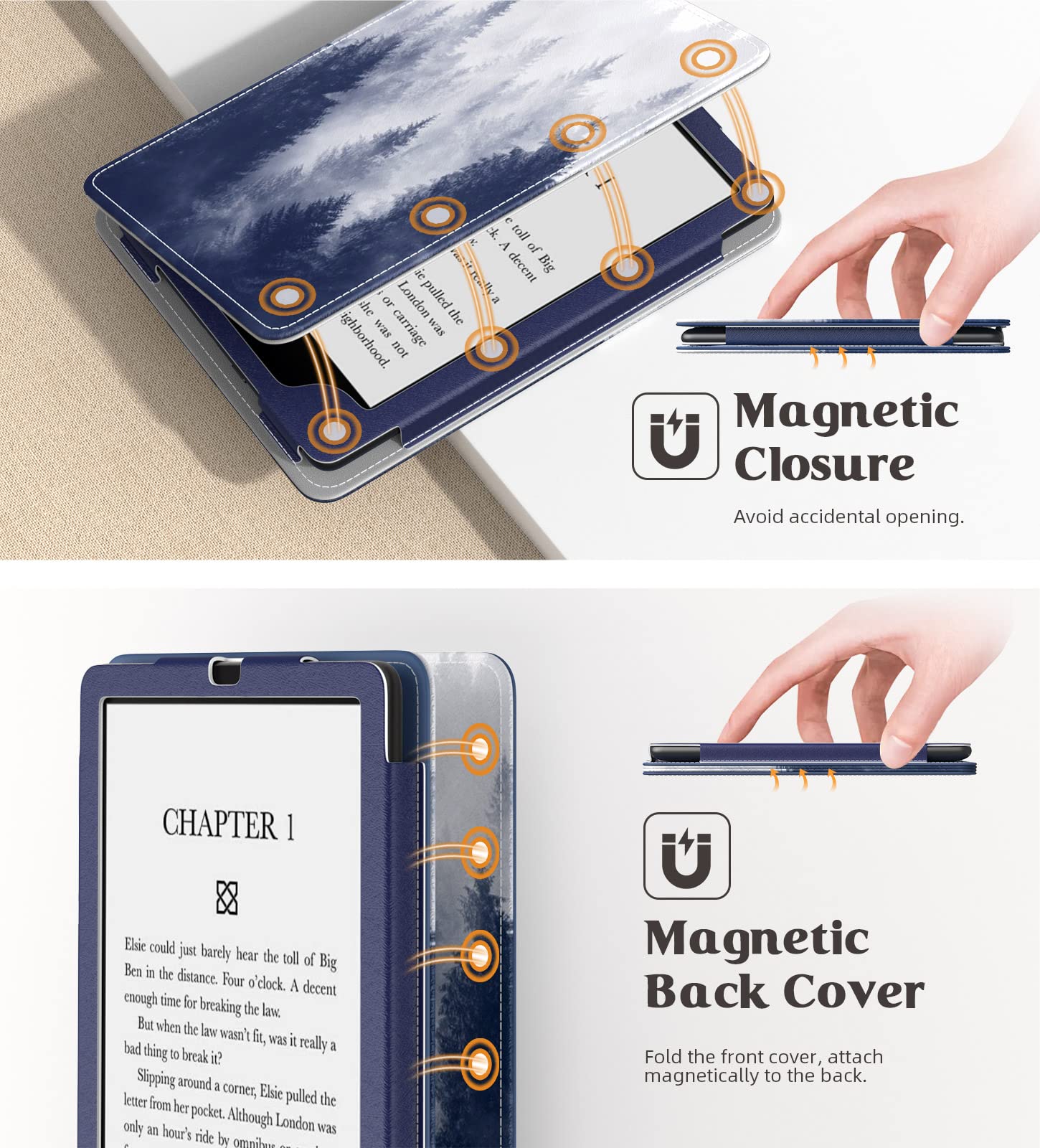 Foto 6 | Funda Moko Para Kindle Paperwhite De 12.ª Y 11.ª Generación 2024/2021 - Venta Internacional.