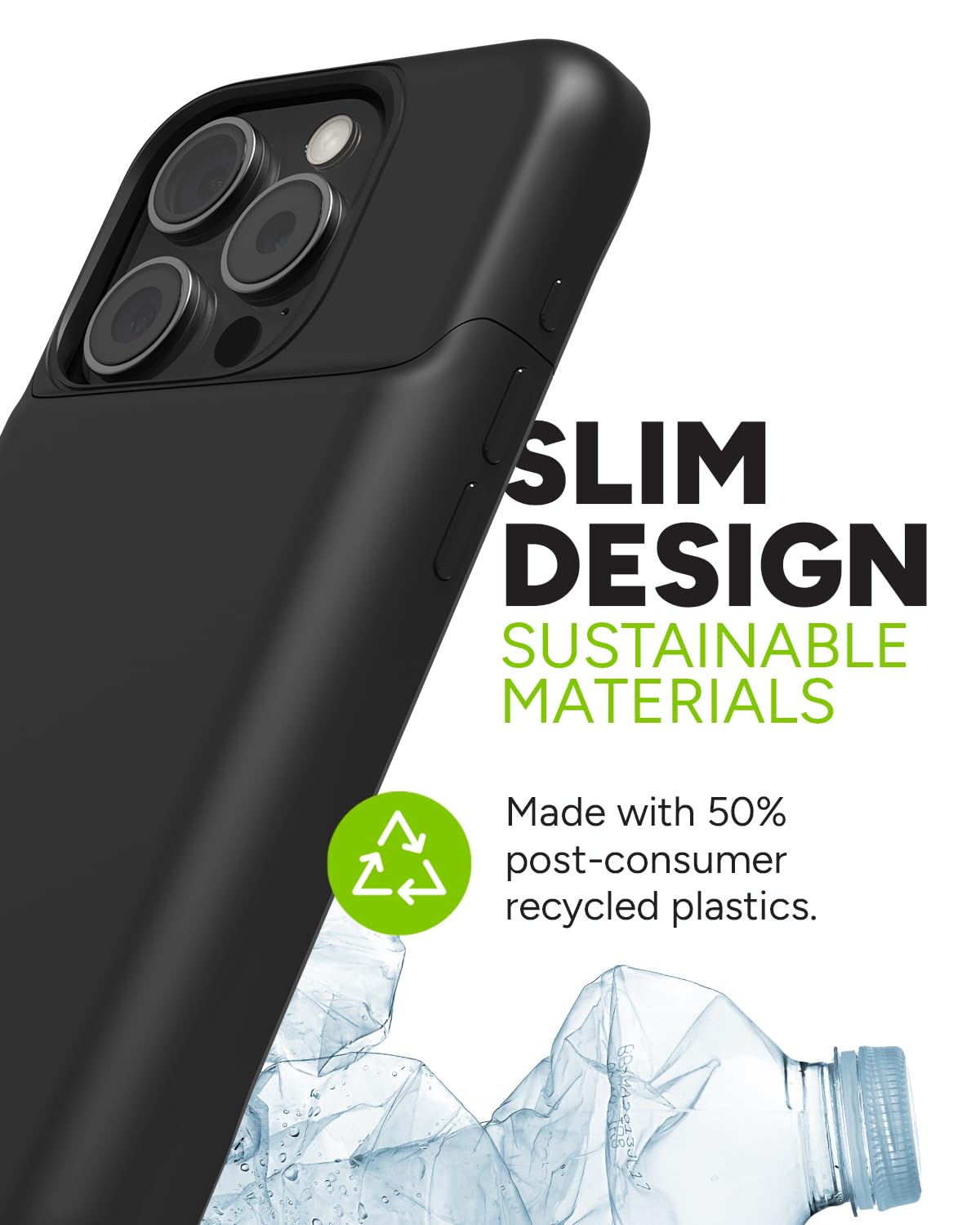 Foto 7 pulgar | Funda De Batería Mophie Juice Pack Para Iphone 15 Pro Negra - Venta Internacional.
