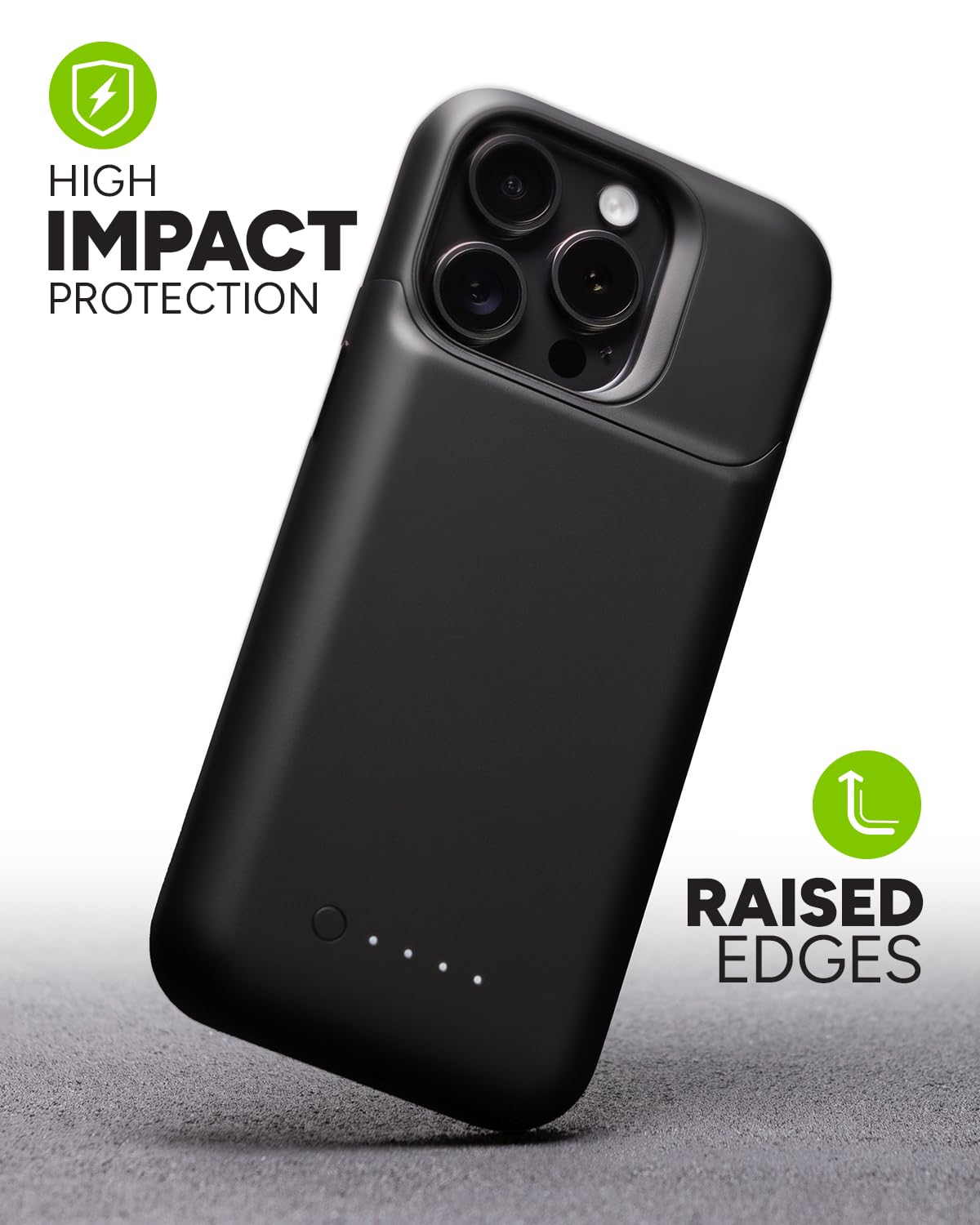 Foto 8 pulgar | Funda De Batería Mophie Juice Pack Para Iphone 15 Pro Negra - Venta Internacional.