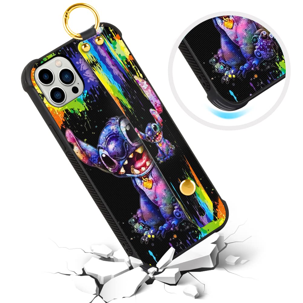 Foto 3 pulgar | Funda De Teléfono Cuwana Cartoon Para Iphone 13 Pro Max De 6.7 Pulgadas Con Cordón - Venta Internacional.