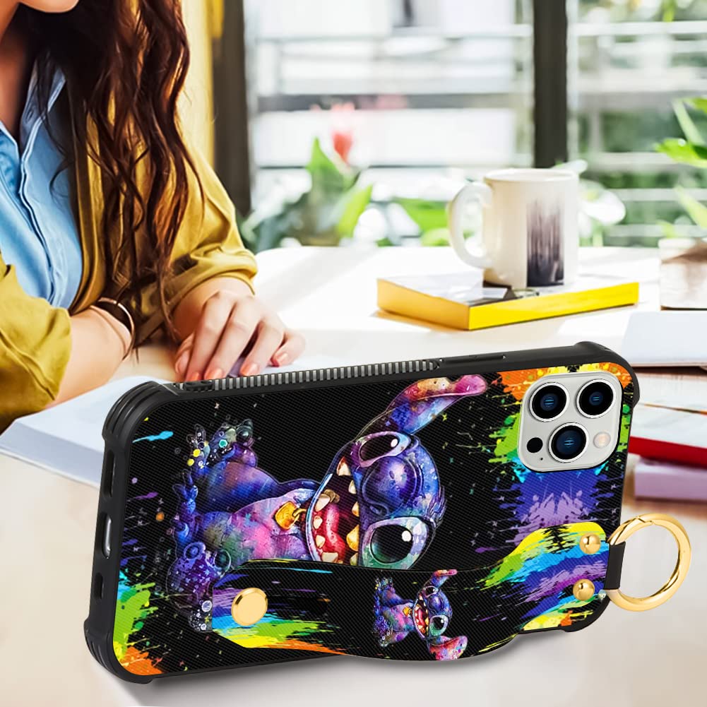 Foto 5 pulgar | Funda De Teléfono Cuwana Cartoon Para Iphone 13 Pro Max De 6.7 Pulgadas Con Cordón - Venta Internacional.