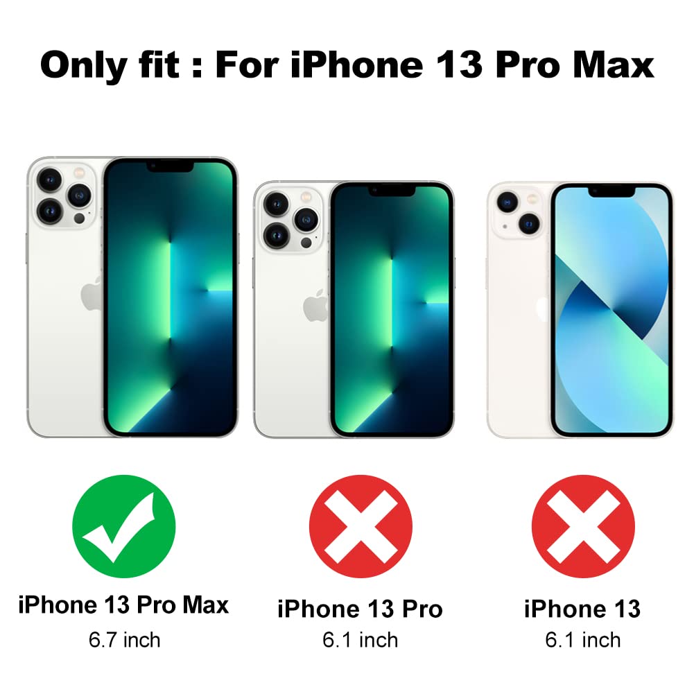 Foto 6 pulgar | Funda De Teléfono Cuwana Cartoon Para Iphone 13 Pro Max De 6.7 Pulgadas Con Cordón - Venta Internacional.