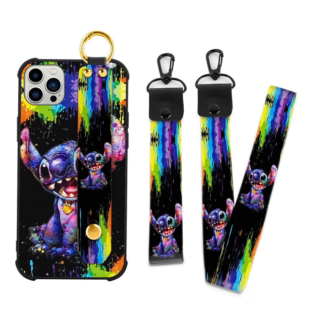 Foto 7 pulgar | Funda De Teléfono Cuwana Cartoon Para Iphone 13 Pro Max De 6.7 Pulgadas Con Cordón - Venta Internacional.
