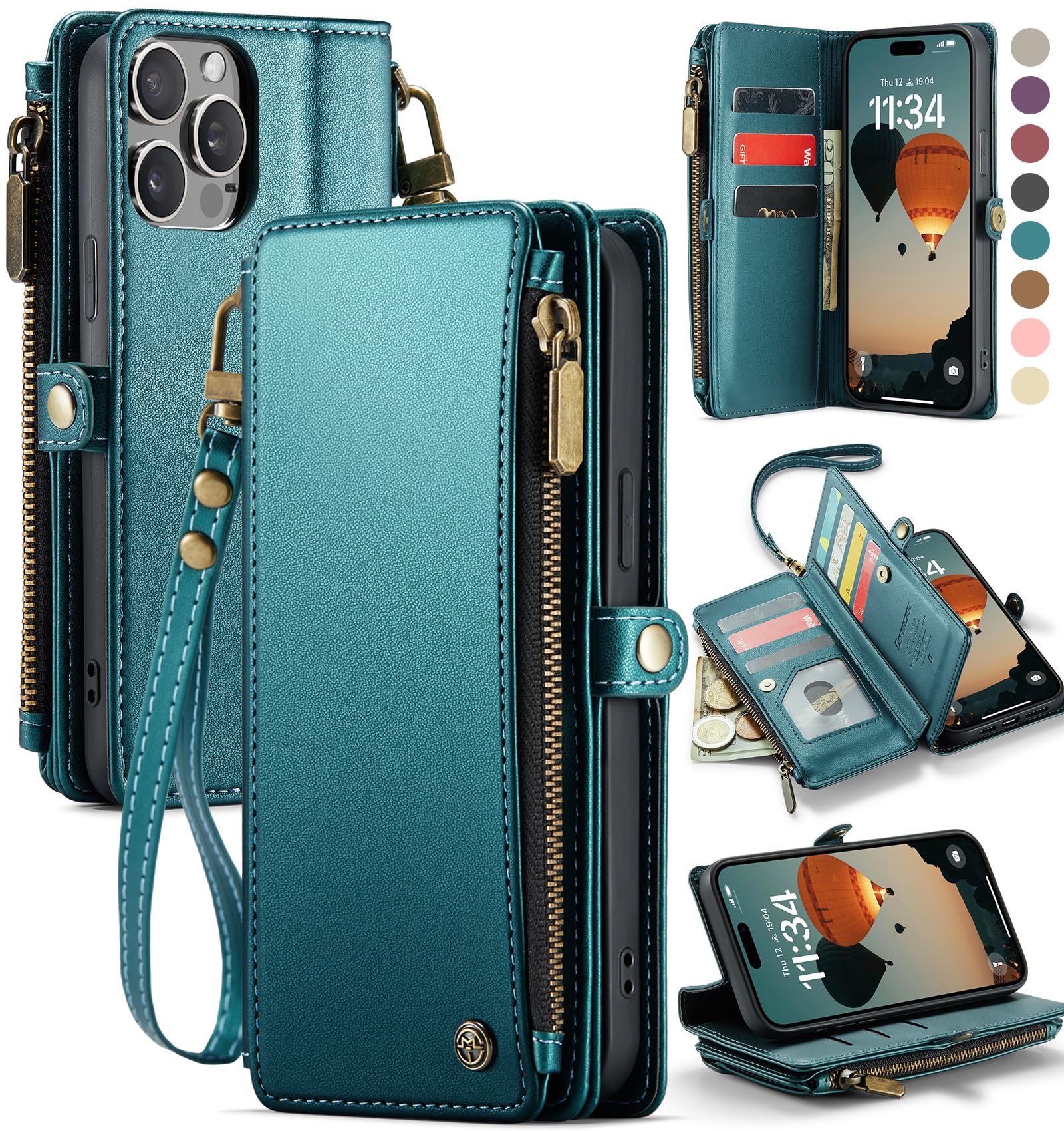 Foto 1 | Funda De Teléfono Wallet Defcase Compatible Con Iphone 15 Pro Max - Venta Internacional.