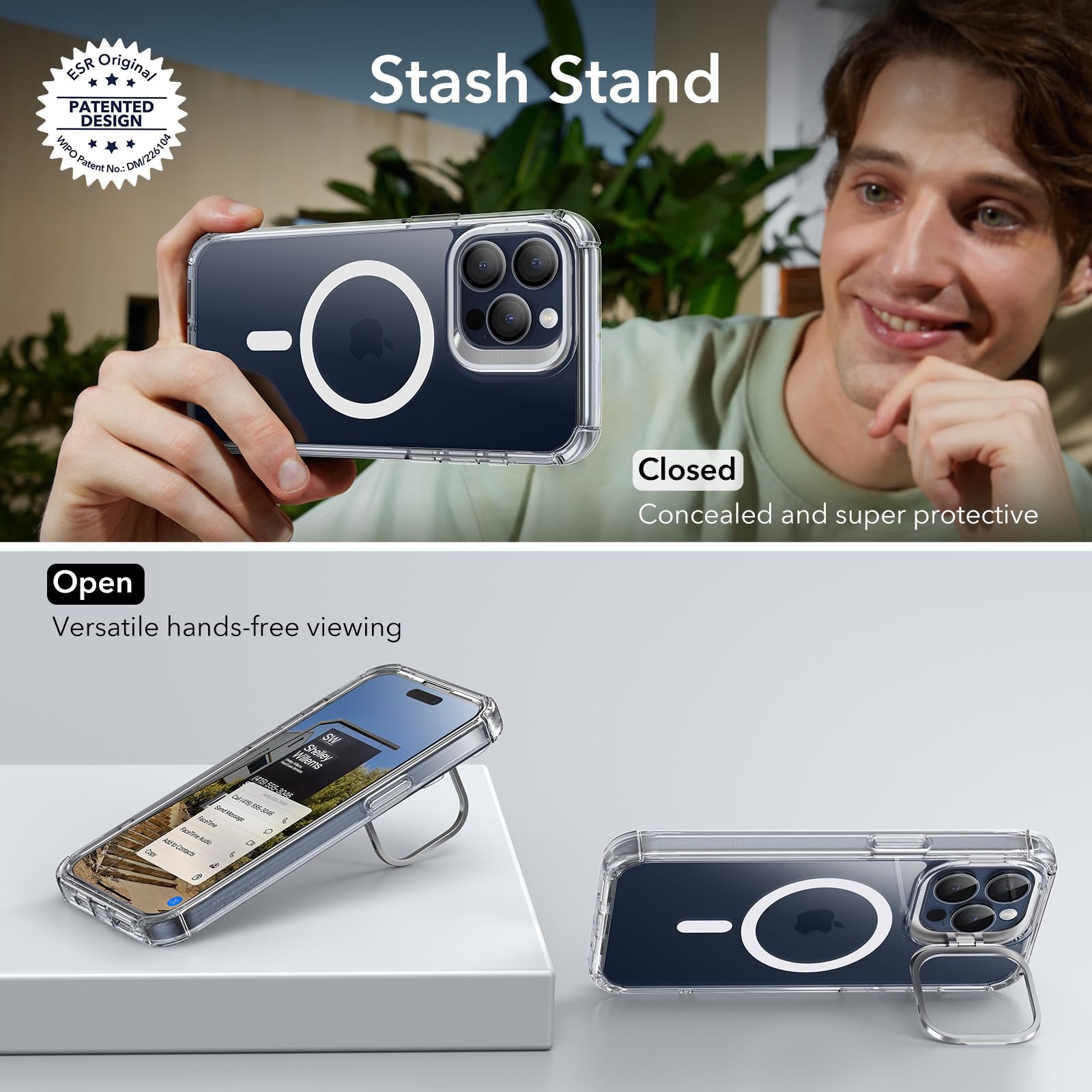 Foto 5 | Funda Esr Para Iphone 14 Pro Max Con Cristal Templado Transparente - Venta Internacional.