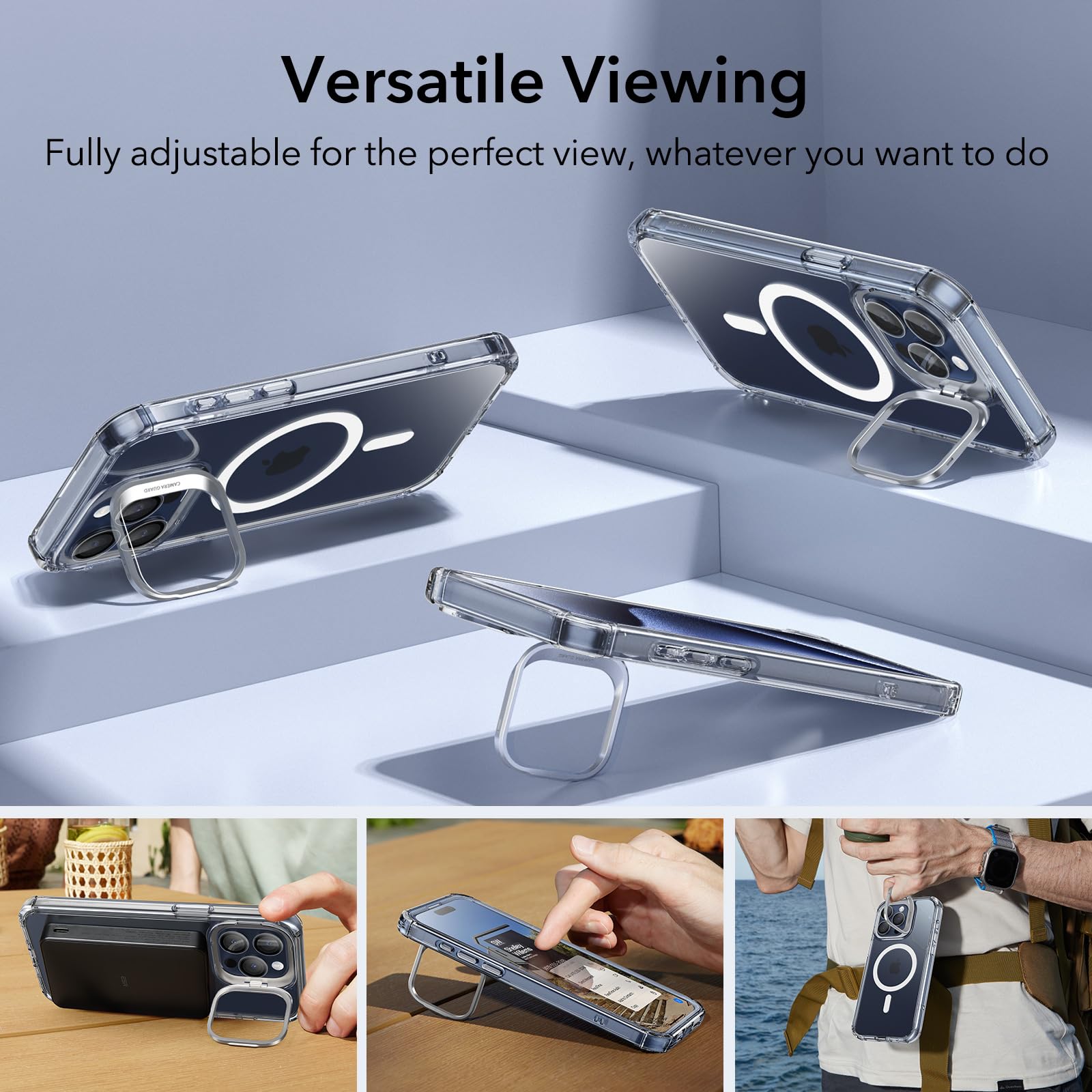 Foto 7 | Funda Esr Para Iphone 14 Pro Max Con Cristal Templado Transparente - Venta Internacional.