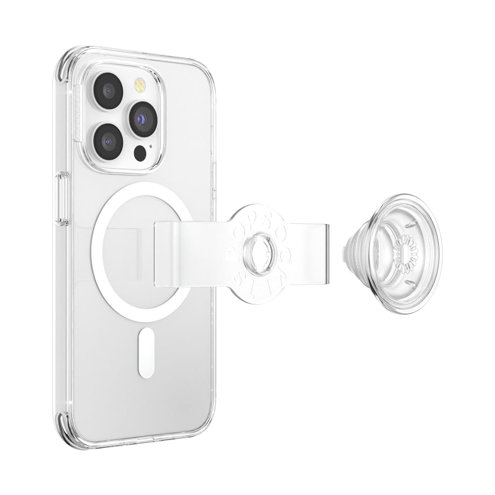 Foto 5 pulgar | Funda Para Teléfono Popsockets Iphone 14 Pro Con Agarre Para Teléfono Transparente - Venta Internacional.