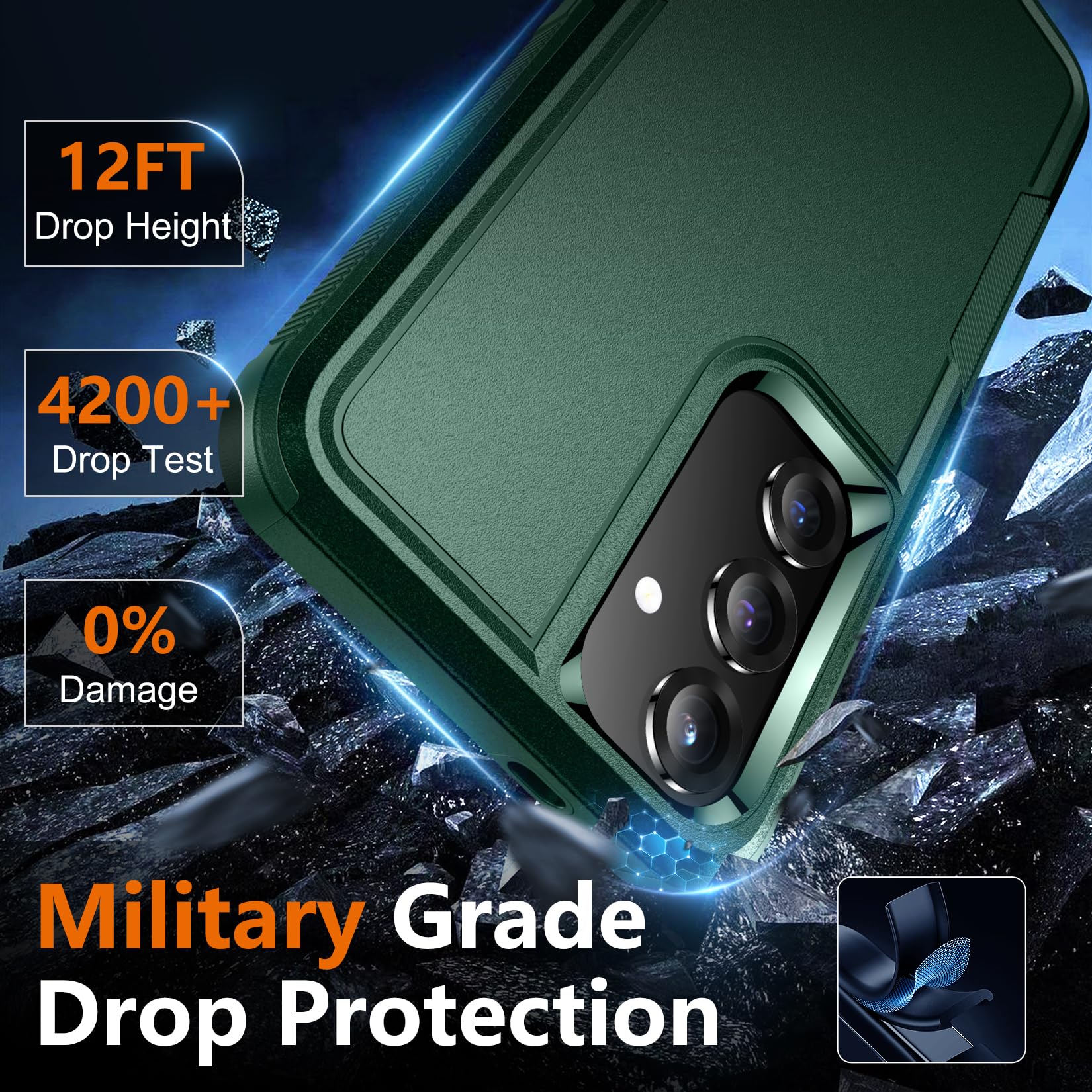 Foto 4 pulgar | Funda De Teléfono Spidercase Diseñada Para Samsung Galaxy S25 - Venta Internacional.