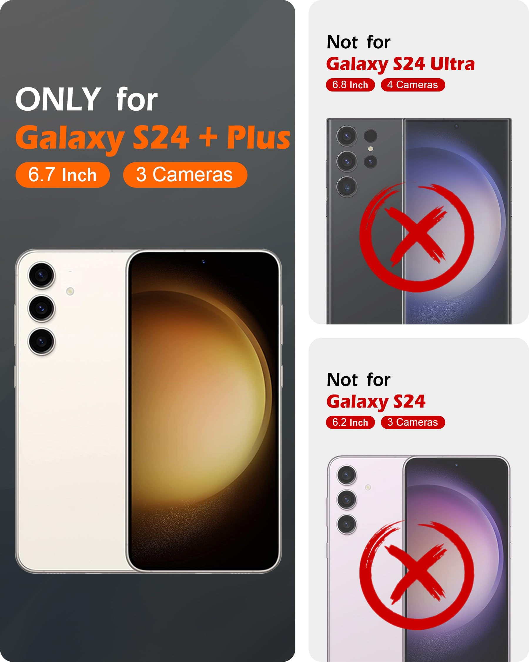 Foto 3 pulgar | Funda Shieldon Para Galaxy S24+ Plus 5g De Piel Auténtica, Color Negro - Venta Internacional.