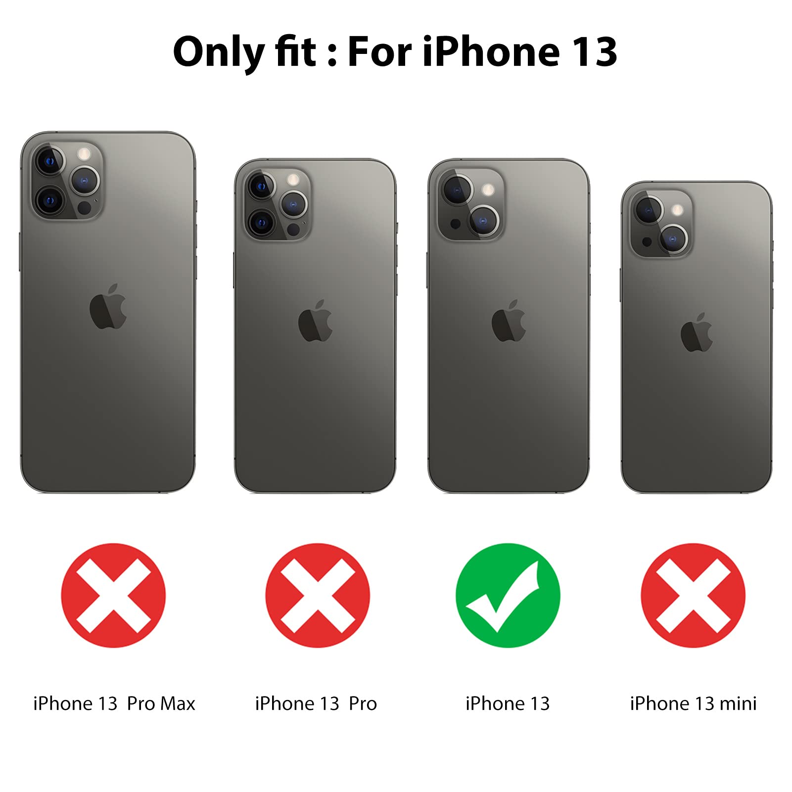 Foto 7 pulgar | Funda De Teléfono Cuwana Compatible Con Iphone 13 De 6.1 Pulgadas 2021 - Venta Internacional.