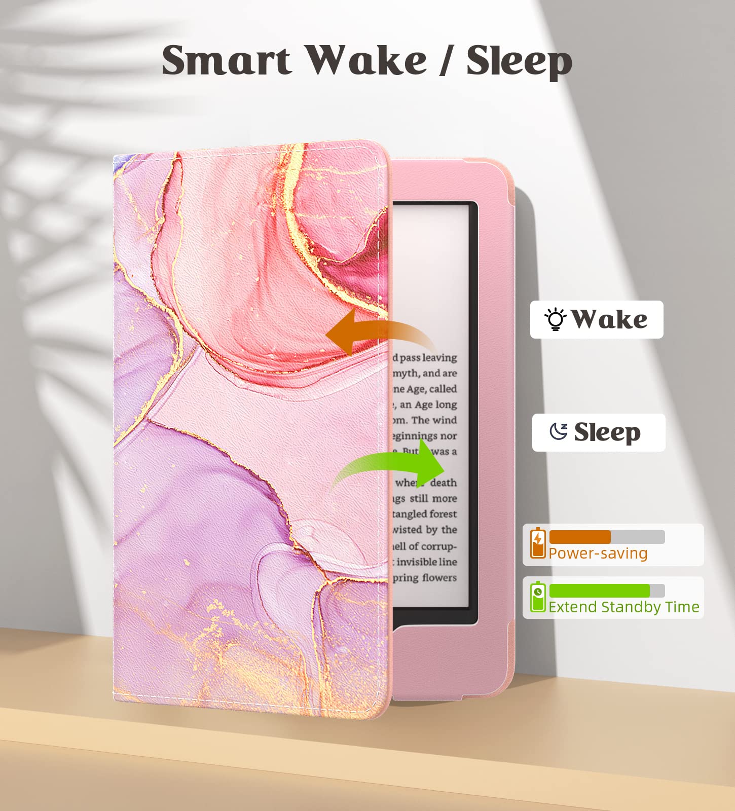 Foto 5 | Funda Moko Para Kindle Paperwhite De 12.ª Y 11.ª Generación Con Función De Activación Automática - Venta Internacio