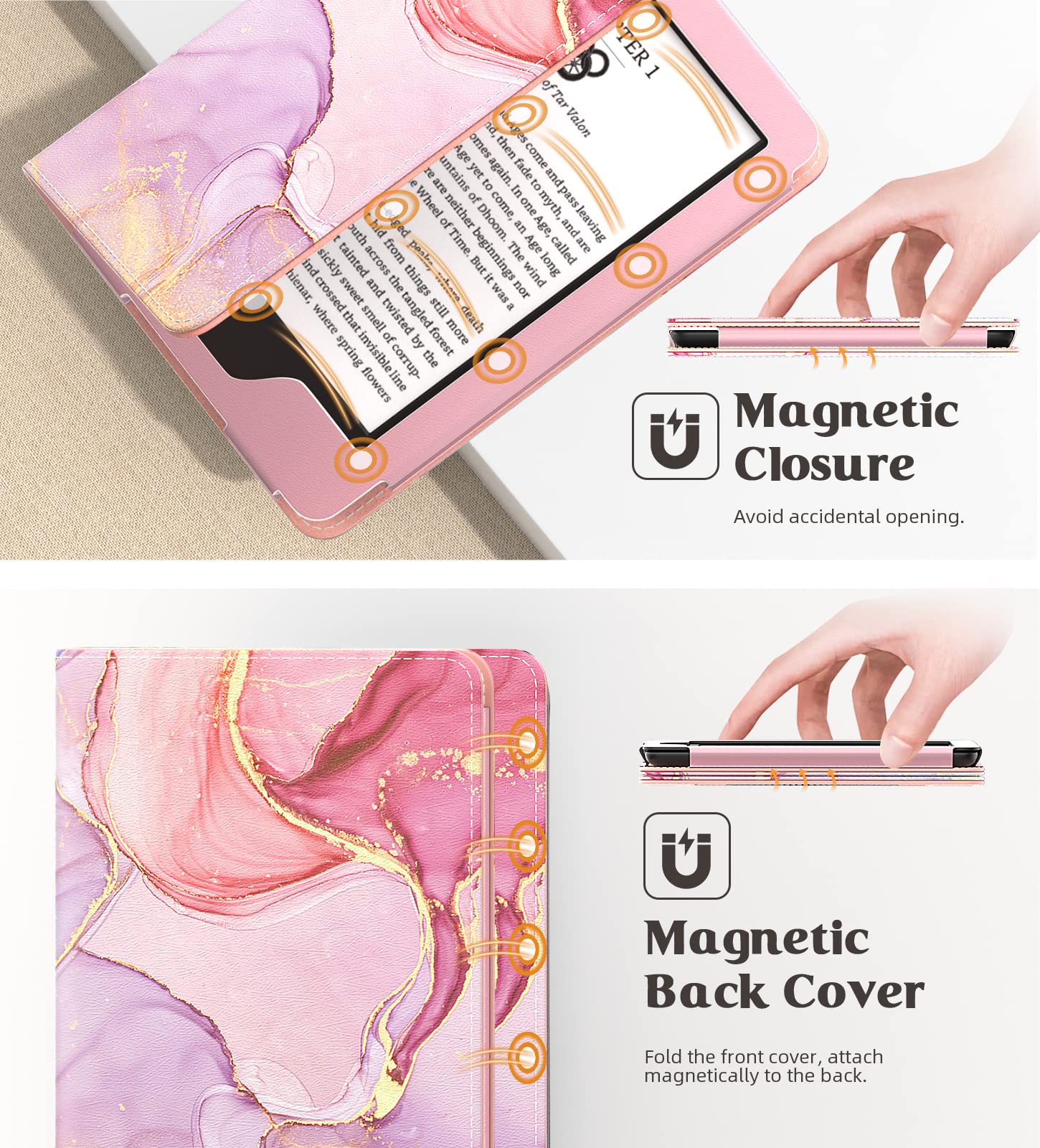 Foto 6 | Funda Moko Para Kindle Paperwhite De 12.ª Y 11.ª Generación Con Función De Activación Automática - Venta Internacio