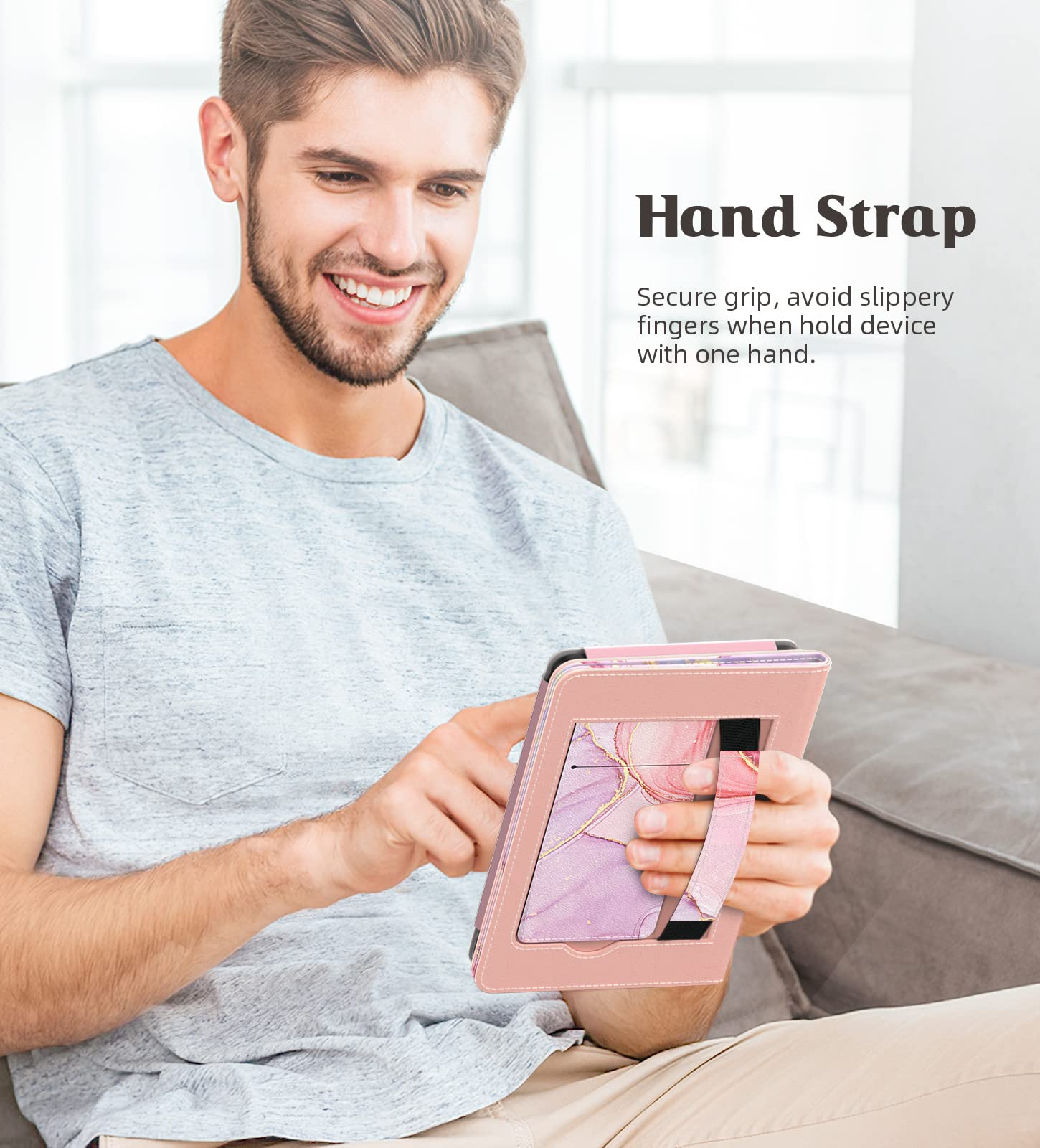 Foto 8 pulgar | Funda Moko Para Kindle Paperwhite De 12.ª Y 11.ª Generación Con Función De Activación Automática - Venta Internacio