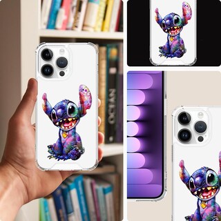 Foto 6 | Funda De Teléfono Transparente Para Iphone 15 Pro Max (2023) Con Estampado - Venta Internacional.