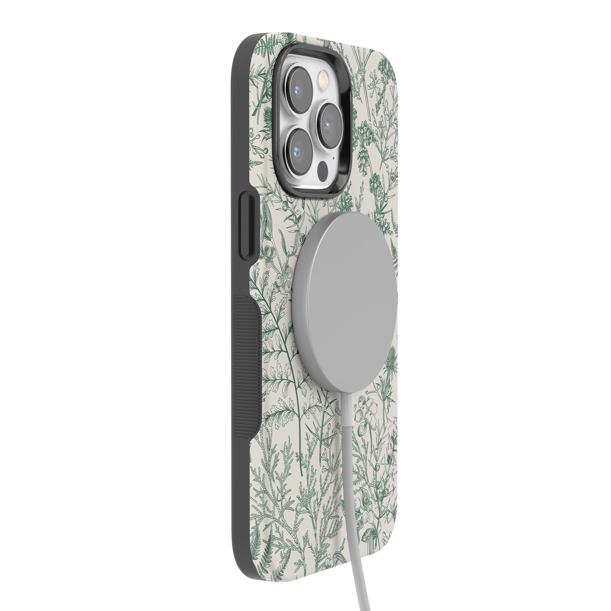 Foto 6 | Funda De Teléfono Casely Sage Garden Green Floral Para Iphone 14 Pro Max - Venta Internacional.
