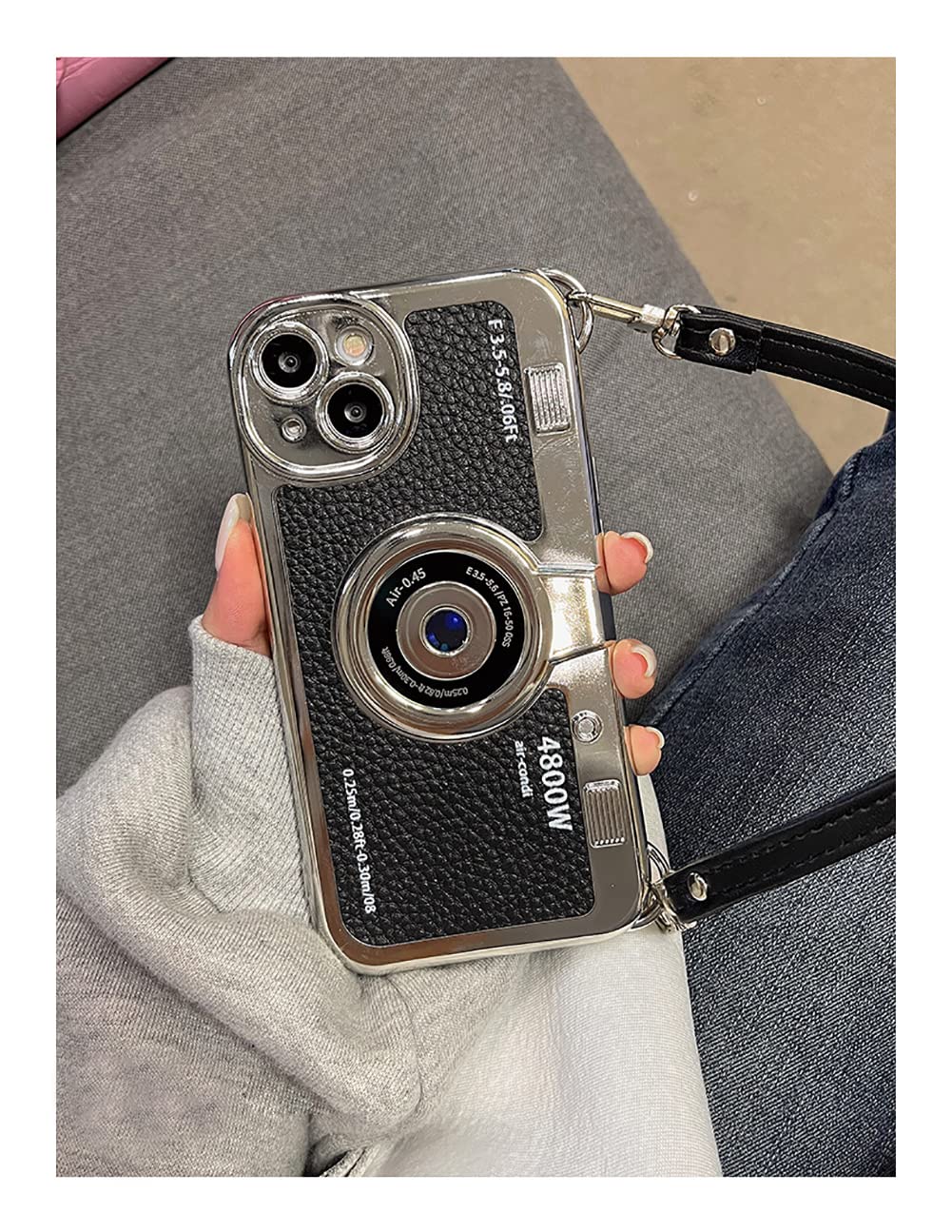 Foto 6 pulgar | Funda De Teléfono Qokcoahn Compatible Con Iphone 16 Pro Max Negra - Venta Internacional.