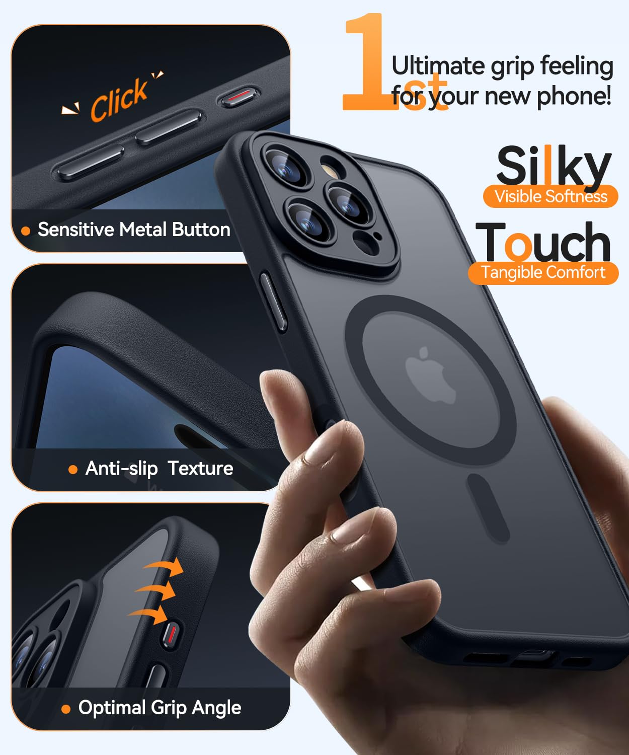Foto 6 pulgar | Funda Magnética Canshn Compatible Con Iphone 16 Pro De 6.3 Pulgadas - Venta Internacional.